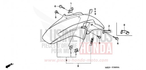 FRONT FENDER CB1300F3 de 2003